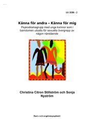 Känna för andra – Känna för mig - BUP