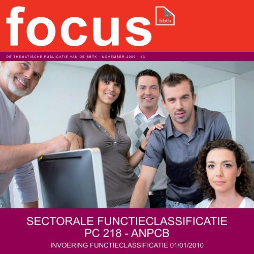 SECTORALE FUNCTIECLASSIFICATIE PC 218 - ANPCB - BBTK