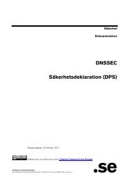 DNSSEC Säkerhetsdeklaration (DPS)