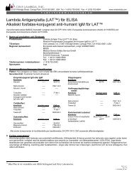 Lambda Antigenplatta (LAT™) för ELISA Alkaliskt ... - One Lambda