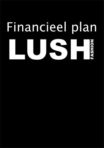 Financieel Plan Lush Fashion