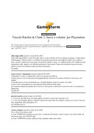 Trucchi Ratchet & Clank 2: fuoco a volonta' per ... - GameStorm.it