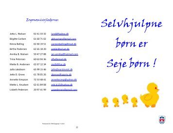 Selvhjulpne børn er Seje børn - Dagplejen Faaborg-Midtfyn Kommune