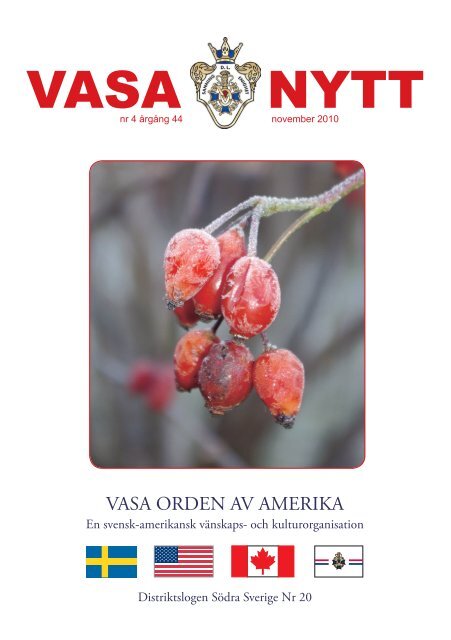 VASA NYTT - Vasa Orden av Amerika