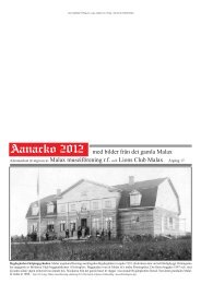 Aanacko 2012 - Malax Museiförening