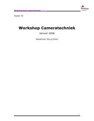 Workshop Cameratechniek - Fontys Mediatheek Portal