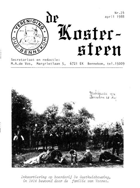 April nr 24 - Oud Bennekom