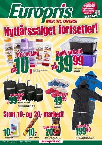 MER TIL OVERS! - Europris
