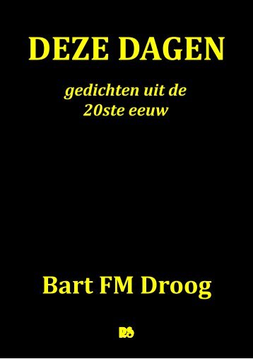 Deze dagen - Bart FM Droog