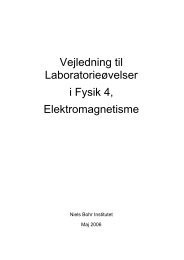 Vejledning til Laboratorieøvelser i Fysik 4, Elektromagnetisme