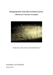 Behuggningsteknik i Södra Råda och Hammarö kyrkor - -1300-tals ...