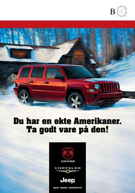 Du har en ekte Amerikaner. Ta godt vare på den! - Bragstad Bil AS