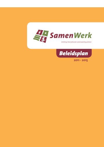 Beleidsplan SamenWerk 2011-2015