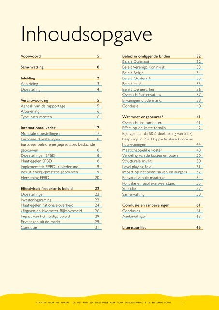 De vrijblijvendheid voorbij - Stichting Spaar Het Klimaat