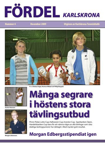 Klicka här för att öppna Fördel 4, 2009. - Karlskrona Tennisklubb