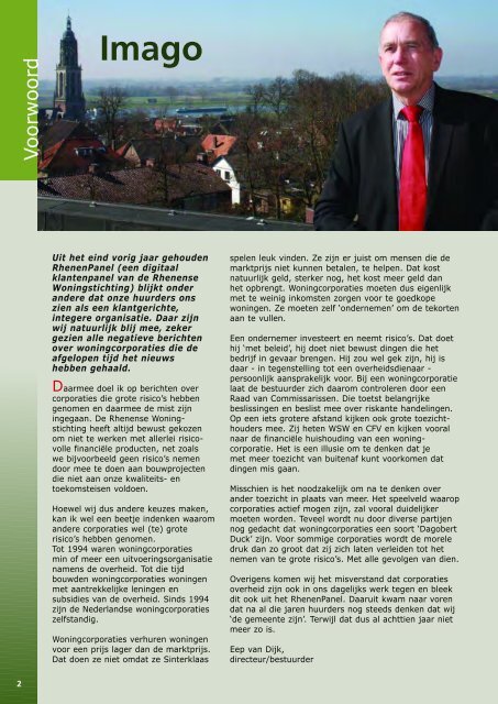 Deurpost no 1 - 2012 - Rhenense Woningstichting