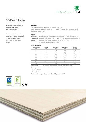 WISA®-Twin - WISA® plywood and veneer