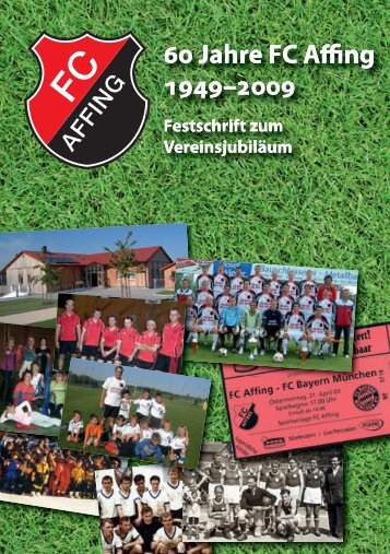 Jahre FC Affing - Fussball Club Affing 1949 ev