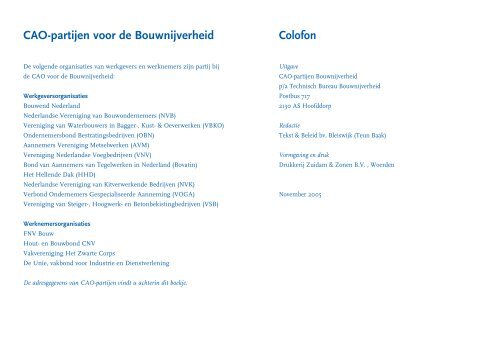 voor bouwplaats- en UTA-werknemers