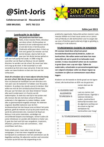 Editie juni 2013 - Sint-Jorisbasisschool Brussel