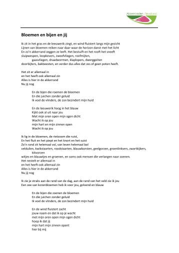 Download tekst (pdf) - Akkerranden in Flevoland