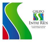 Grupo Entre Ríos, S.A. - Guatemala - Bolsa de Valores de Panamá