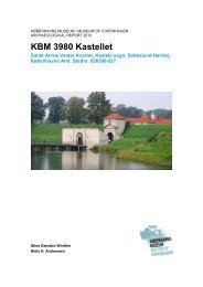 Udgravningsberetning Kastellet (KBM3980) - Københavns Museum