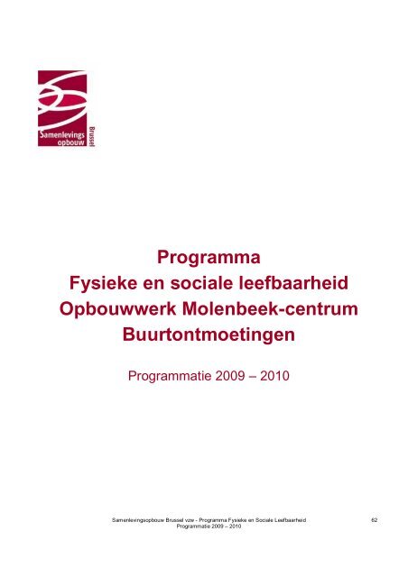 Programma Fysieke en Sociale Leefbaarheid