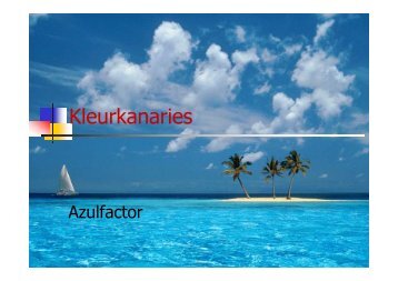 Kleurkanaries Azulfactor