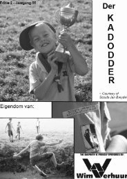 3-maandelijks programma welpen - Scouts Jan Breydel