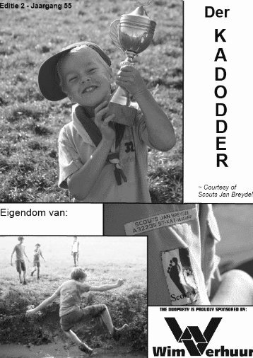 3-maandelijks programma welpen - Scouts Jan Breydel