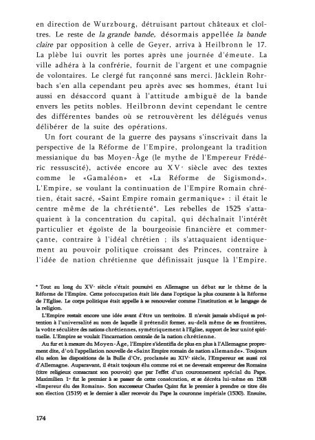 L'INCENDIE MILLENARISTE - Basse Intensité