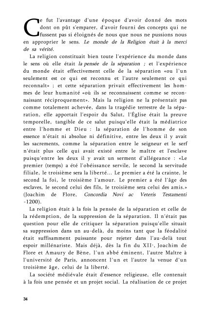 L'INCENDIE MILLENARISTE - Basse Intensité