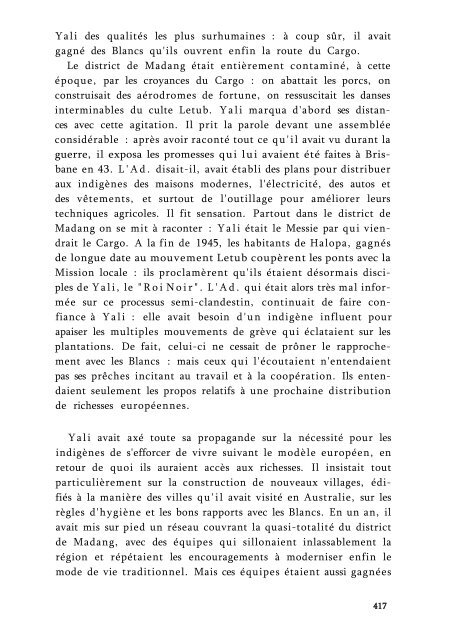 L'INCENDIE MILLENARISTE - Basse Intensité