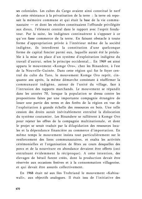 L'INCENDIE MILLENARISTE - Basse Intensité