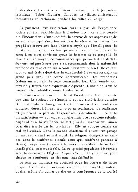 L'INCENDIE MILLENARISTE - Basse Intensité