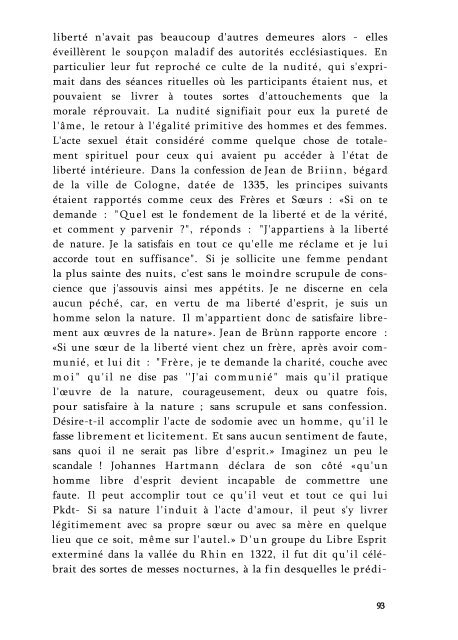 L'INCENDIE MILLENARISTE - Basse Intensité