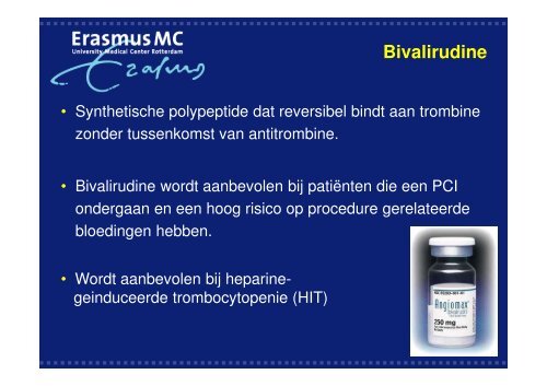 Antistolling bij cardiologische interventies - WES-Rotterdam