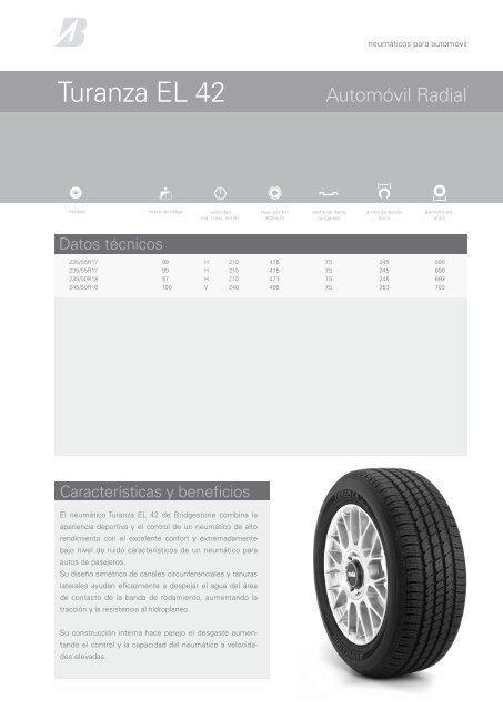 Catálogo de productos Bridgestone - Neumaticos Medica