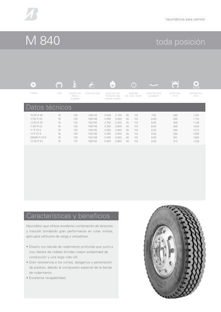 Catálogo de productos Bridgestone - Neumaticos Medica