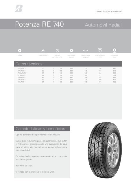 Catálogo de productos Bridgestone - Neumaticos Medica