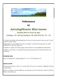 AstrologiHusets Mini-messe