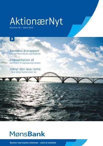 AktionærNyt - Møns Bank