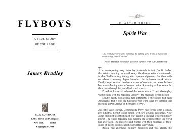 "Spirit War" from Flyboys - Wcusd15.org