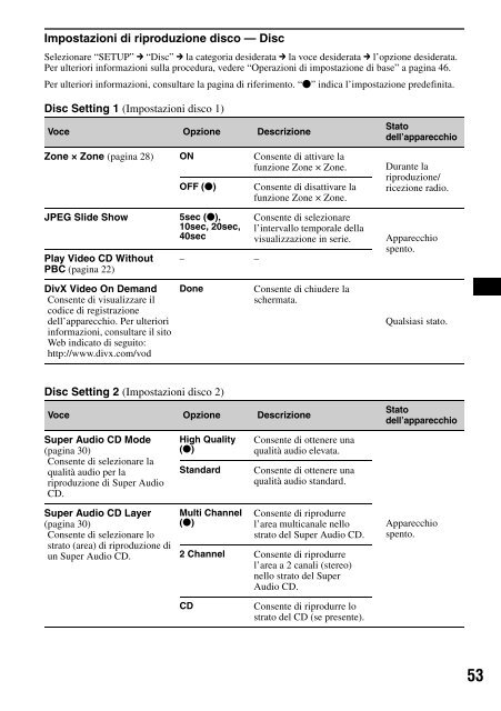 Sony XAV-W1 Car Radio OWNER'S MANUAL Operating Instructions ...