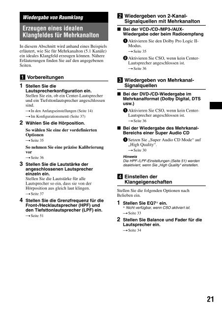 Sony XAV-W1 Car Radio OWNER'S MANUAL Operating Instructions ...