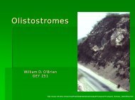 Olistostromes