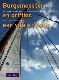 Burgemeester en griffier, een vitale relatie - Actieprogramma lokaal ...