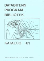 1981 års Programkatalog - Databiten