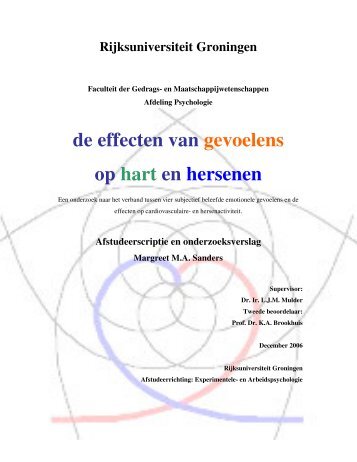 de effecten van gevoelens op hart en hersenen - Heartmath Benelux